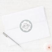 Sticker Rond enregistrer la date (Enveloppe)