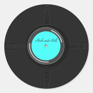 Sticker Rond Enregistrer l'album