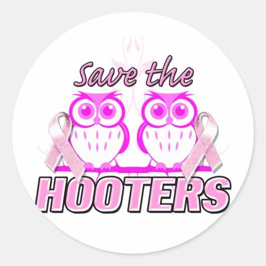 Sticker Rond Enregistrer Le Fichier Hooters.png (Devant)