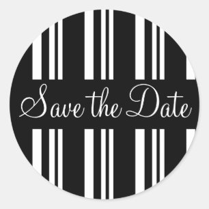 Sticker Rond Enregistrer le sceau de l'enveloppe des bandes de