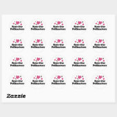 Sticker Rond Enregistrer les pollueurs (Feuille)