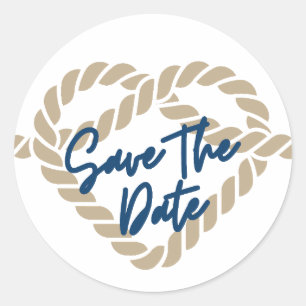 Sticker Rond Enregistrer l'étiquette de date