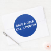 STICKER ROND ENREGISTRER UNE CHASSE DEERKILL (Enveloppe)