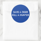 STICKER ROND ENREGISTRER UNE CHASSE DEERKILL (Sac)