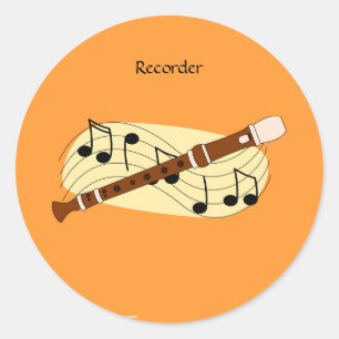 Sticker Rond Enregistreur