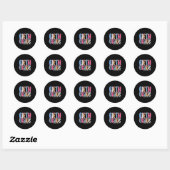 Sticker Rond Enseignant de 5e année Enseignants de 5e année Ret (Feuille)