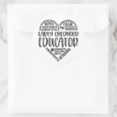 Sticker Rond Enseignant de la petite enfance, enseignant (Sac)