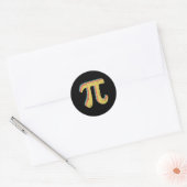 Sticker Rond Enseignant Geek Pi Math 3.14 Jour Pi (Enveloppe)