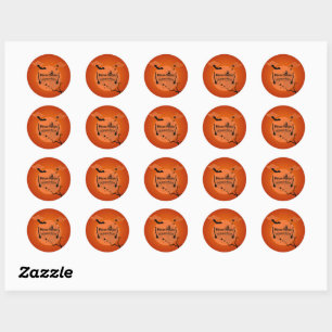 Sticker Rond Enseignant Hocus Pocus Halloween