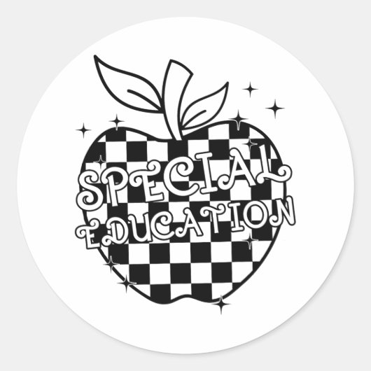 Sticker Rond Enseignant Spécial Enseignant Dream Team Enseignan (Devant)