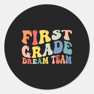 Sticker Rond Enseignants de l'équipe de rêve de grade Garçons E