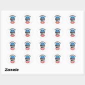Sticker Rond Enseignants Pour Harris Wheimer 2024 (Feuille)