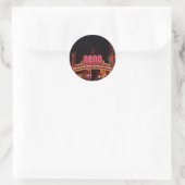 Sticker Rond Enseigne de Reno (Sac)