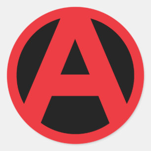 Sticker Rond Ensemble d'autocollant d'anarchie