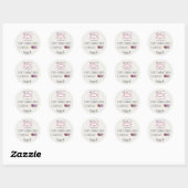 Sticker Rond Ensemble d'autocollants Safe Place (Feuille)