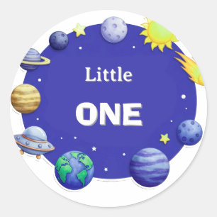 Sticker Rond Ensemble de cliparts de cercle spatial