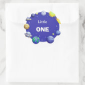 Sticker Rond Ensemble de cliparts de cercle spatial (Sac)