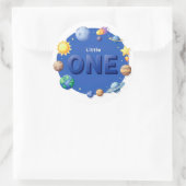 Sticker Rond Ensemble de cliparts de cercle spatial (Sac)