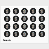 Sticker Rond Ensemble, Nous Nous Leissons. (Feuille)