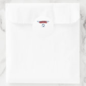 Sticker Rond Ensemble Plus Fort Votre Vote (Sac)