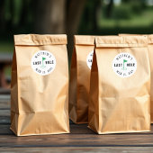 Sticker Rond Enterrement de vie de garçon de golf dernier trou