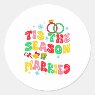Sticker Rond Enterrement de vie de jeune fille de la future mar