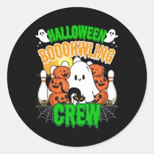 Sticker Rond Entraîneur de bowling Enfants de bowling Halloween
