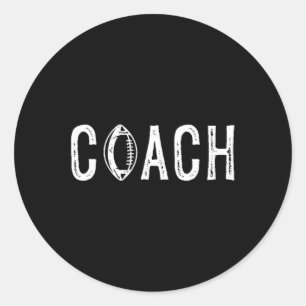 Sticker Rond Entraîneur de football 2