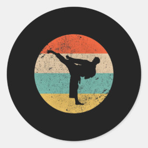 Sticker Rond Entraîneurs Shotokan de garçons de karaté super co