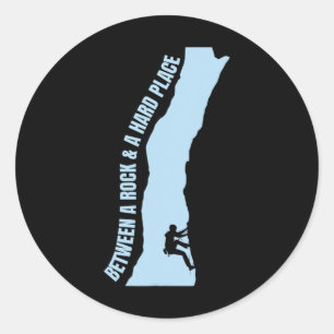 Sticker Rond Entre le marteau et l'enclume S grimpe Montai