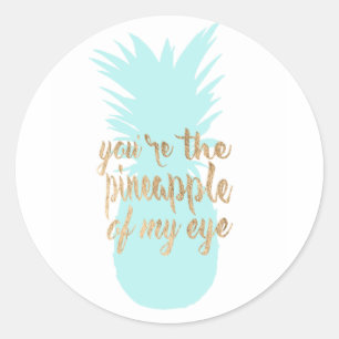 Sticker Rond Entre le rouge I