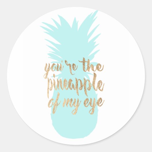 Sticker Rond Entre le rouge I (Devant)