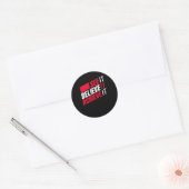 Sticker Rond Entrepreneur de devis d'inspiration commerciale (Enveloppe)