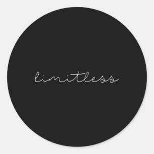 Sticker Rond Entrepreneur sans limite Salle de gym Fitness Insp