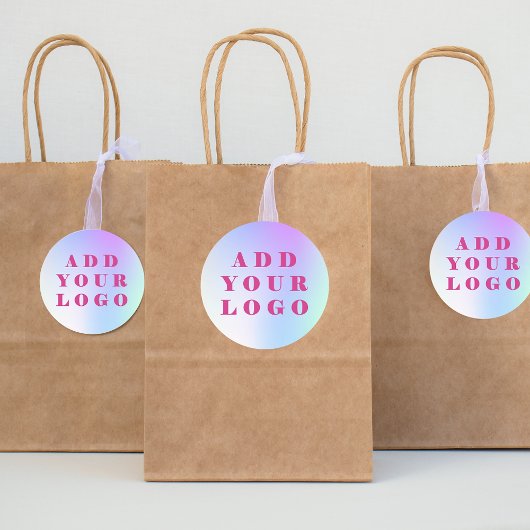 Sticker Rond Entreprise avec logo personnalisé