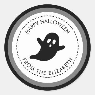 Sticker Rond Entrez dans l'Halloween