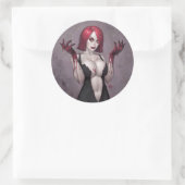 Sticker Rond Entrez OH ! (Sac)