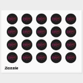 Sticker Rond Entropie (Feuille)