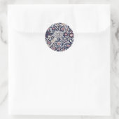 STICKER ROND ENVELOPE SEAL : WILLIAM MORRIS : CONCEPTION TENTE (Sac)
