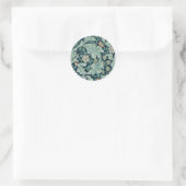 STICKER ROND ENVELOPE SEAL : WILLIAM MORRIS : DESIGN FLORAL (Sac)