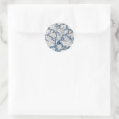 STICKER ROND ENVELOPE SEAL : WILLIAM MORRIS : WALLFLOWER (Sac)