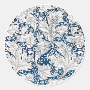 STICKER ROND ENVELOPE SEAL : WILLIAM MORRIS : WALLFLOWER
