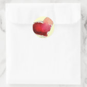 Sticker Rond Enveloppe Coeurs Amour Crimson (Sac)