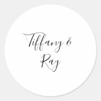 Enveloppe de mariage simple et élégante