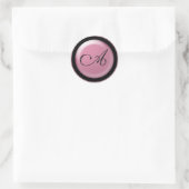 Sticker Rond Enveloppe d'invitation A (Sac)