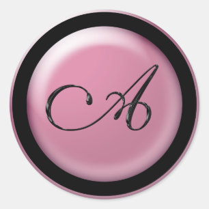 Sticker Rond Enveloppe d'invitation A