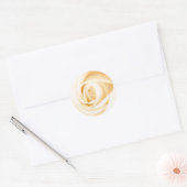 Sticker Rond Enveloppe d'invitation pour mariage rose crème ron (Enveloppe)