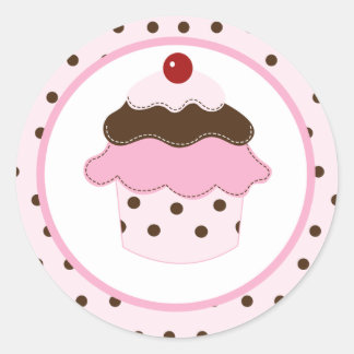 Sticker Rond Enveloppe Lil Cupcake Sweetness / Toppers