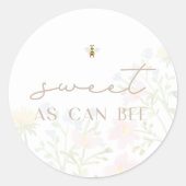 Sticker Rond Enveloppe Minimale Moderne (Devant)