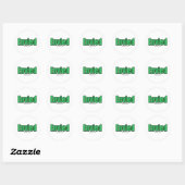Sticker Rond Envié (Feuille)